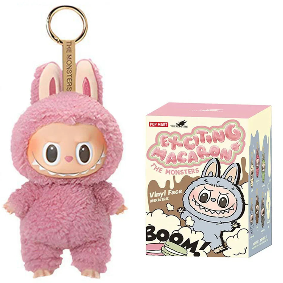 17cm Labubu Blind Box Pop Mart The First Second Series Doll Cloth Car Interior Decor Pendant children birthday Toys Gifts