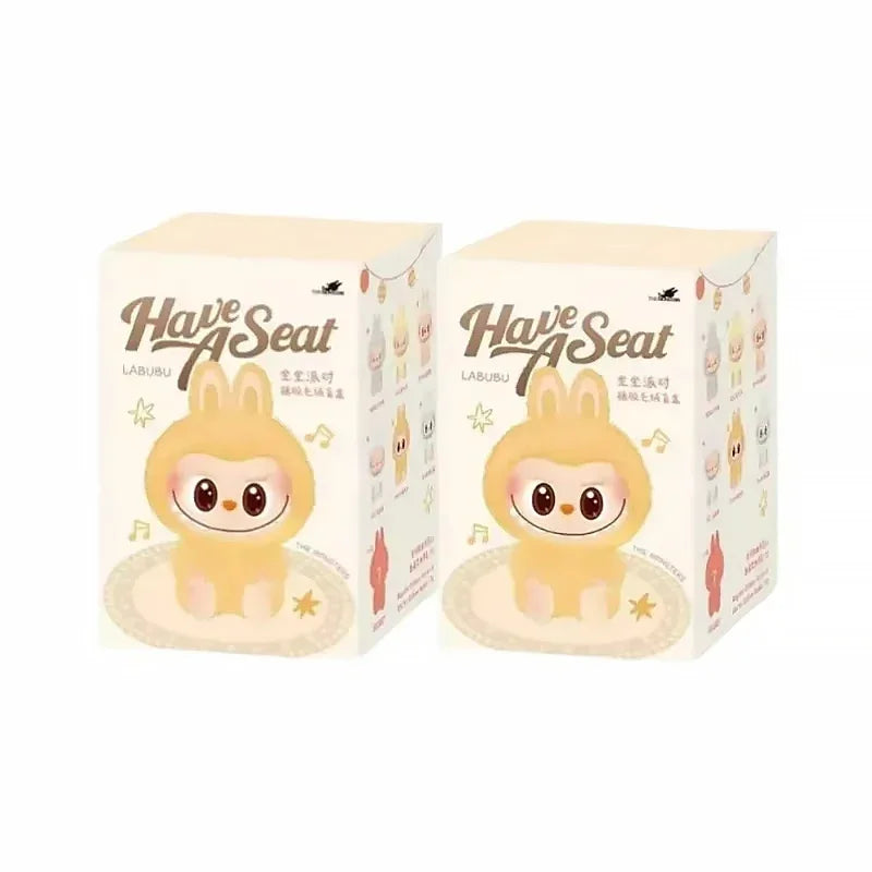 100% Original LBB Blind Box Kawaii Monster Series LABU Macaron Pendant Doll Monster Keychain Birthday Christmas Gift