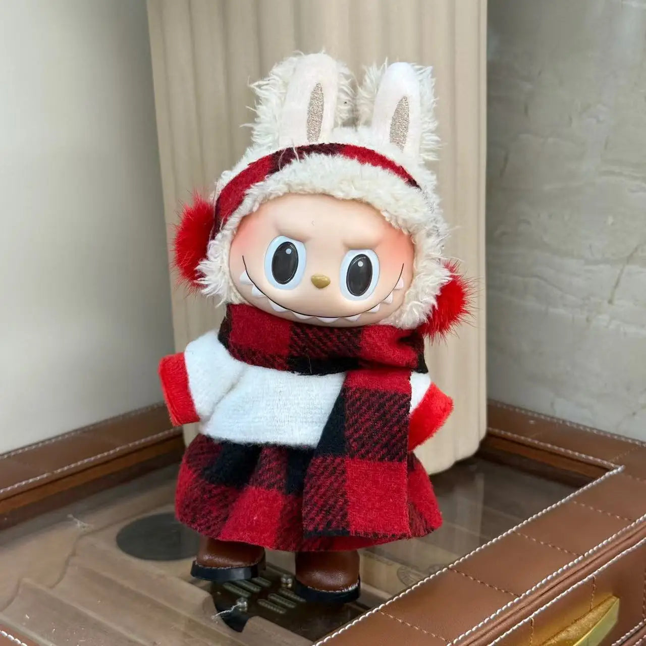 V1 V2 Blind Box labubu Plush Doll Fashion High Quality Clothes Set DIY with Decorative Accessories Children's Toys