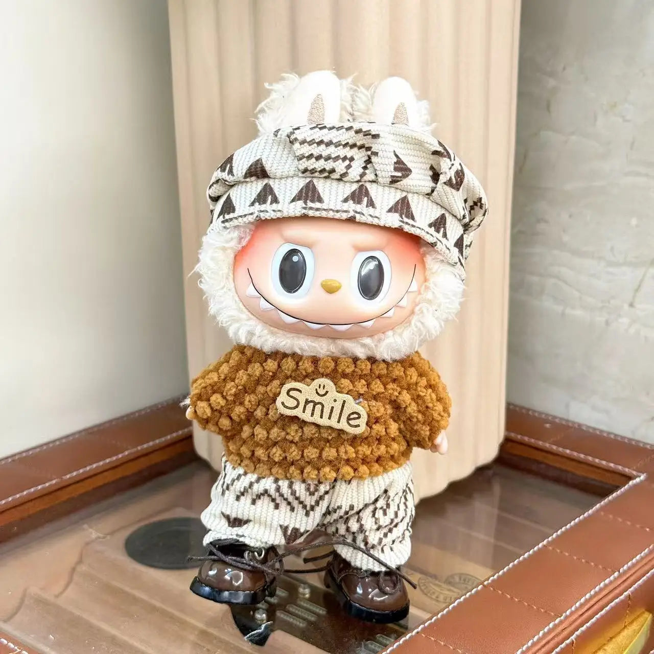 V1 V2 Blind Box labubu Plush Doll Fashion High Quality Clothes Set DIY with Decorative Accessories Children's Toys