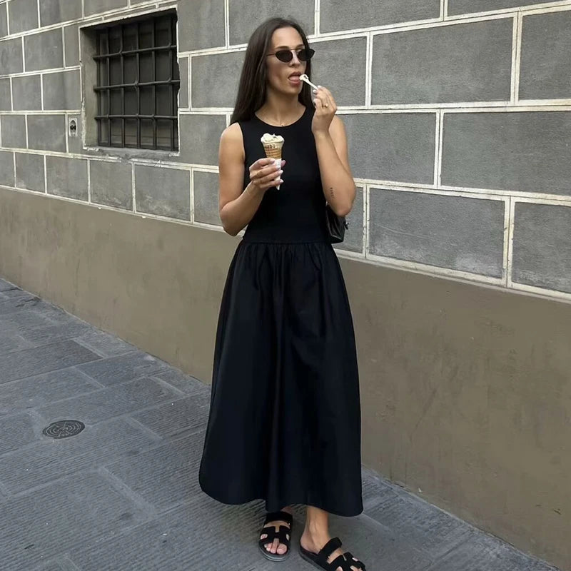Dresses Summer Women's New Chic Slim Simple Elegant Holiday Dress Street Women's Comfortable Youth Dress