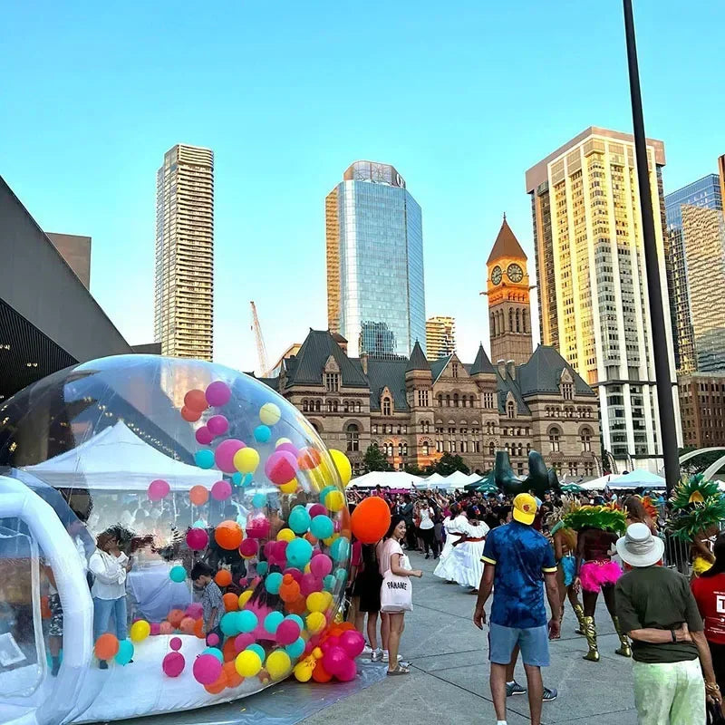 3M/10FT Inflatable Bubble Balloon House Castle Clear Tent Birthday Gift Wedding Party Photography Backdrop Event Rental Kids Toy