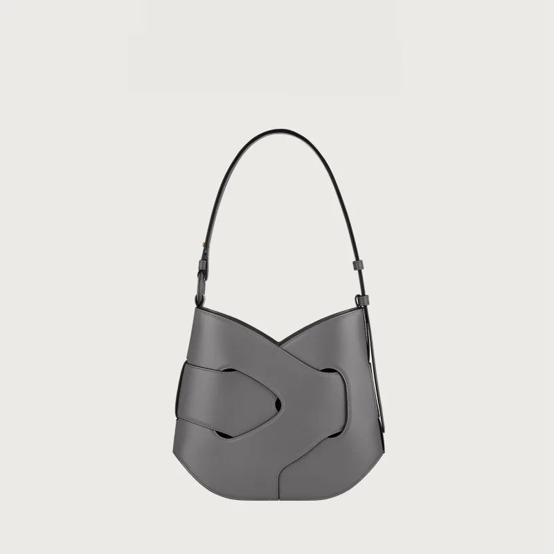 2025 Popular Underarm Bag, Women's Cloud Bag, Pleated Design, Soft Leather Single Shoulder Handbag, Light Luxury, Niche