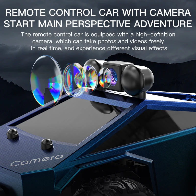 Rc Car With HD Camera FPV WIFI Machine On Remote Control Stunt 1:28 2.4G SUV Radiocontrol Climbing Toys For Kids on a Sign Gifts