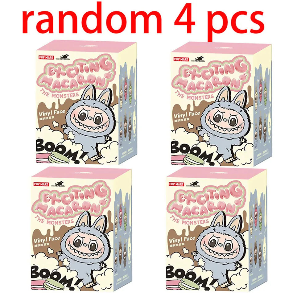 17cm Labubu Blind Box Pop Mart The First Second Series Doll Cloth Car Interior Decor Pendant children birthday Toys Gifts