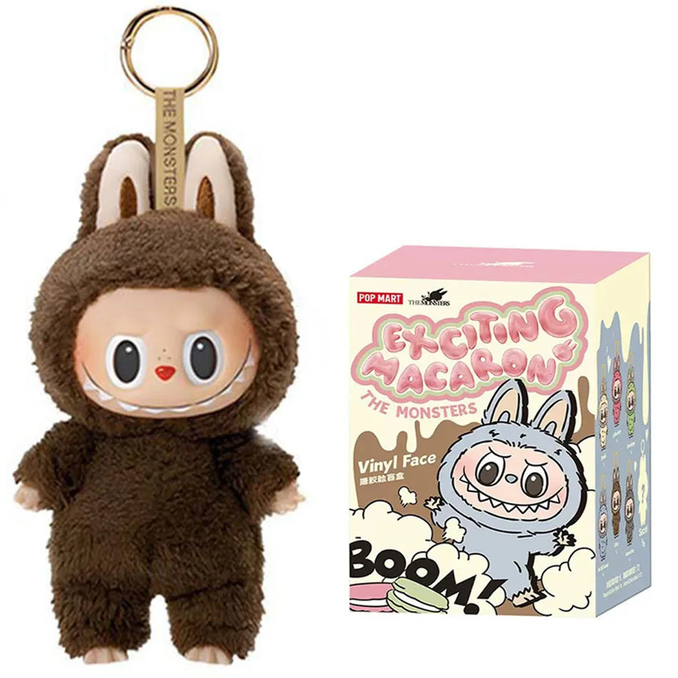 17cm Labubu Blind Box Pop Mart The First Second Series Doll Cloth Car Interior Decor Pendant children birthday Toys Gifts