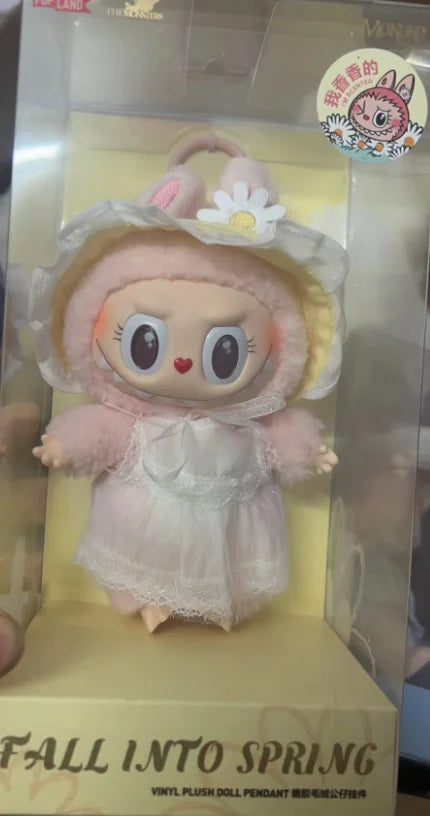 New Arrival Monster Labubu Zimomo Angel Creative Change Doll Diy Figure Vinyl Pendant Doll Model Toy Replica Birthday Xmas Gift