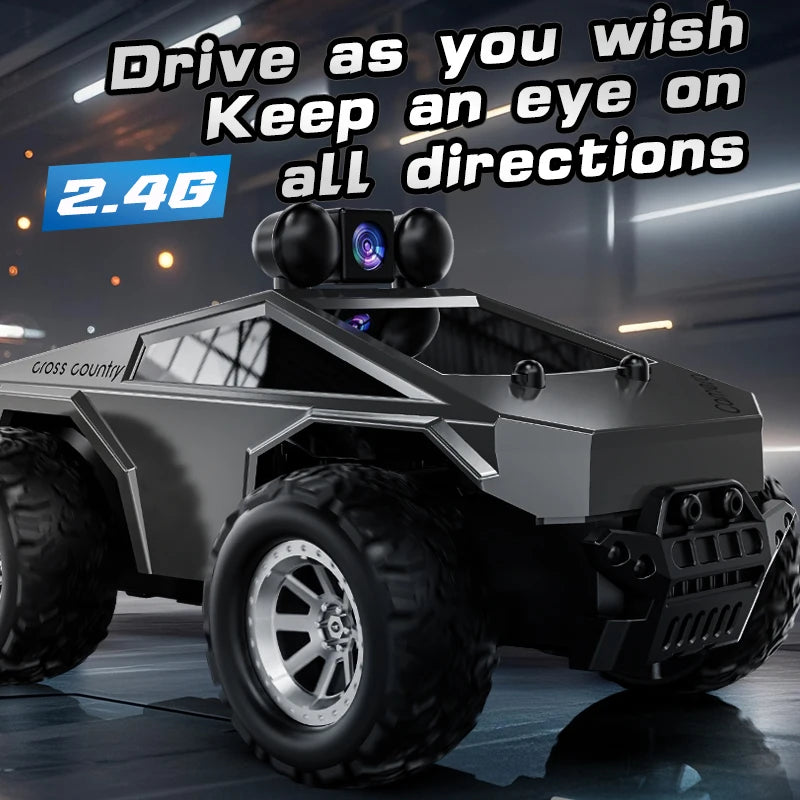 Rc Car With HD Camera FPV WIFI Machine On Remote Control Stunt 1:28 2.4G SUV Radiocontrol Climbing Toys For Kids on a Sign Gifts
