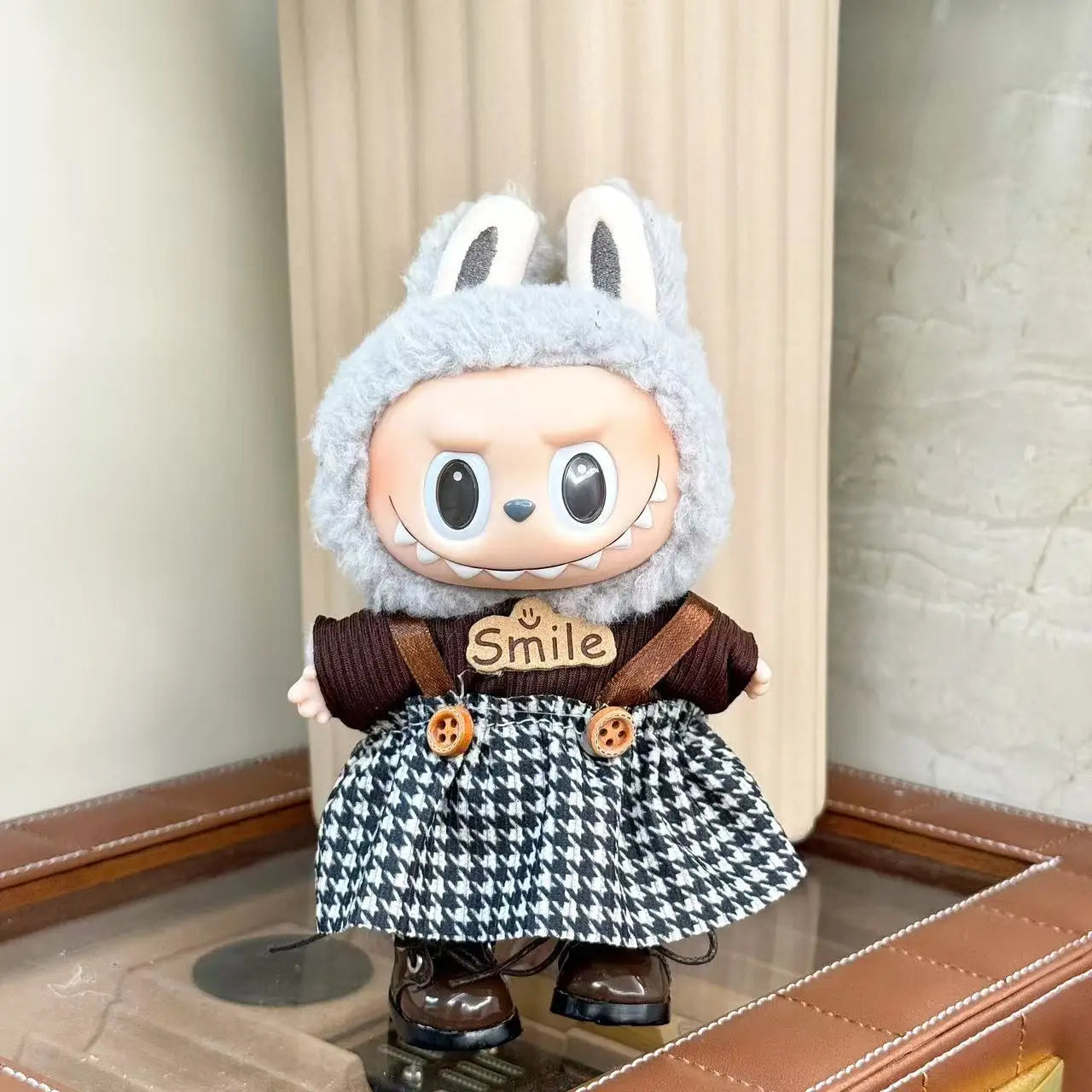 V1 V2 Blind Box labubu Plush Doll Fashion High Quality Clothes Set DIY with Decorative Accessories Children's Toys