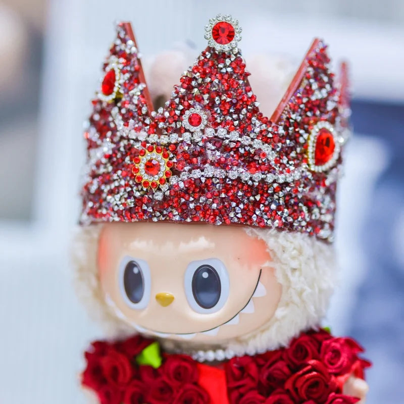 15/17cm pull cloth vinyl doll star doll accessories sit party Macaron pull cloth doll