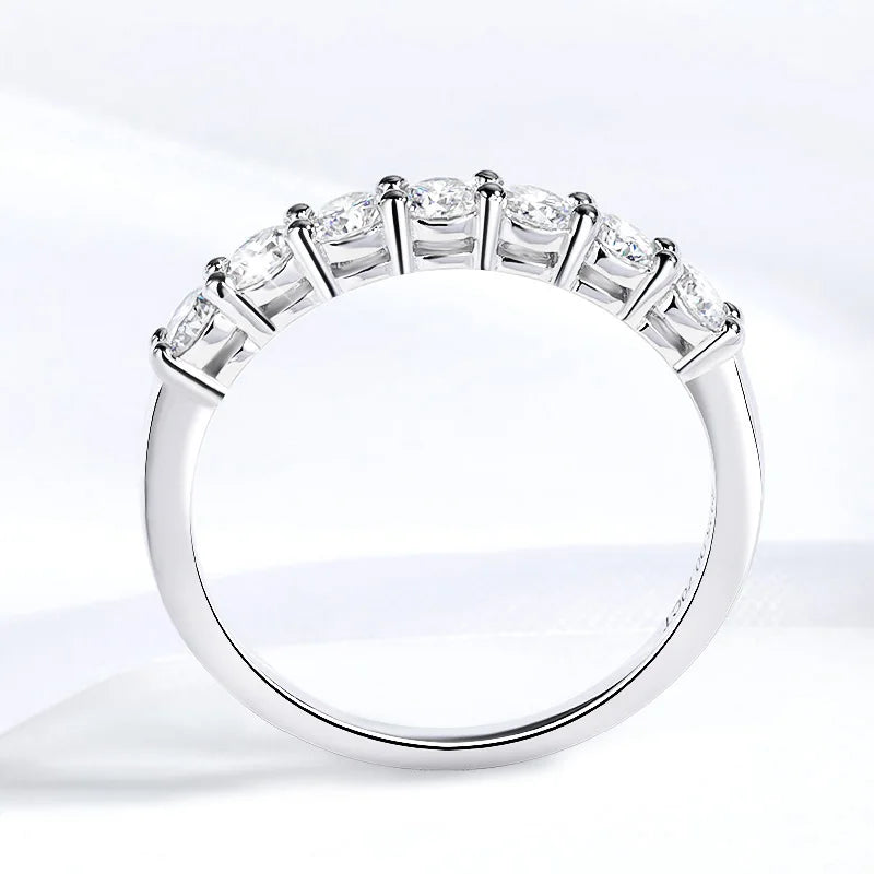Elegant 3mm Moissanite Ring – 925 Sterling Silver