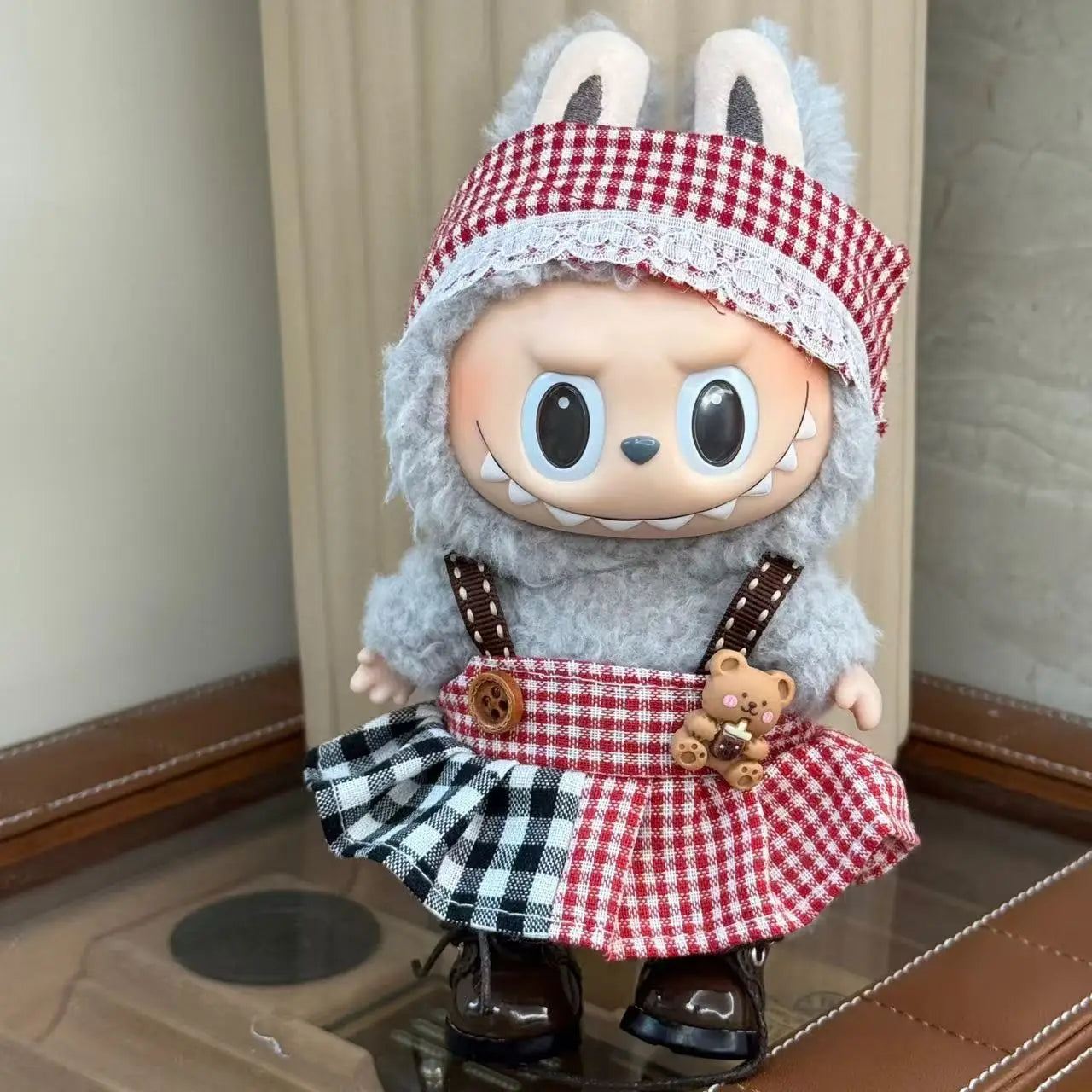 V1 V2 Blind Box labubu Plush Doll Fashion High Quality Clothes Set DIY with Decorative Accessories Children's Toys
