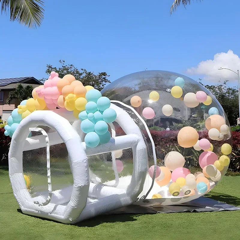 3M/10FT Inflatable Bubble Balloon House Castle Clear Tent Birthday Gift Wedding Party Photography Backdrop Event Rental Kids Toy