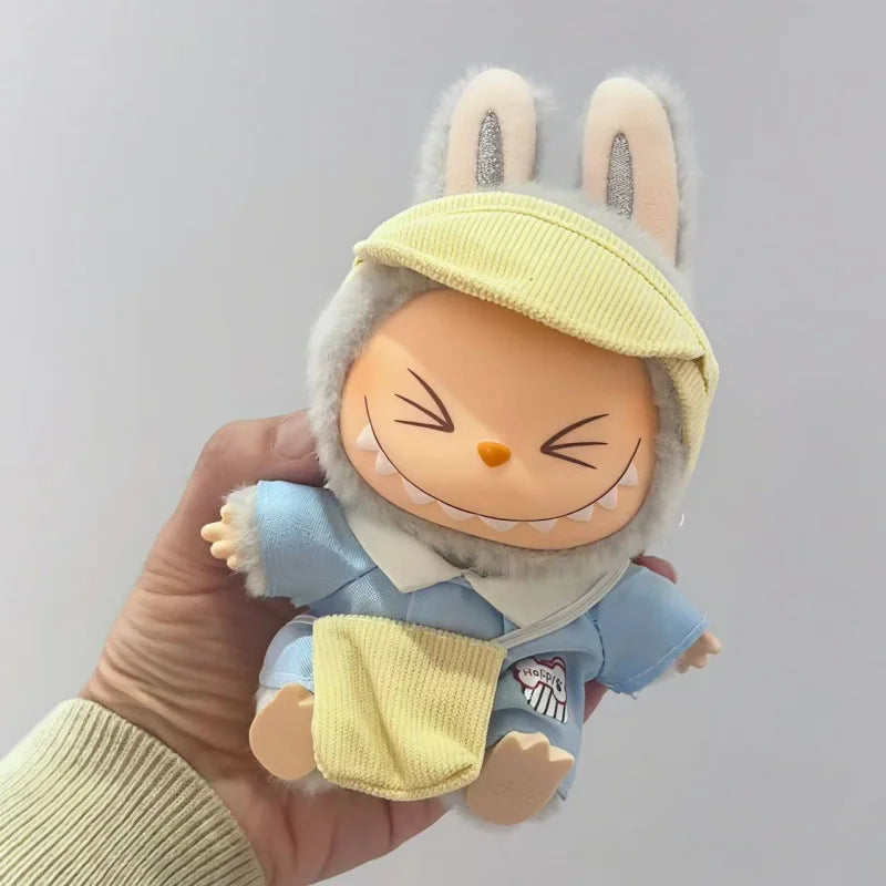 V1 V2 Blind Box labubu Plush Doll Fashion High Quality Clothes Set DIY with Decorative Accessories Children's Toys