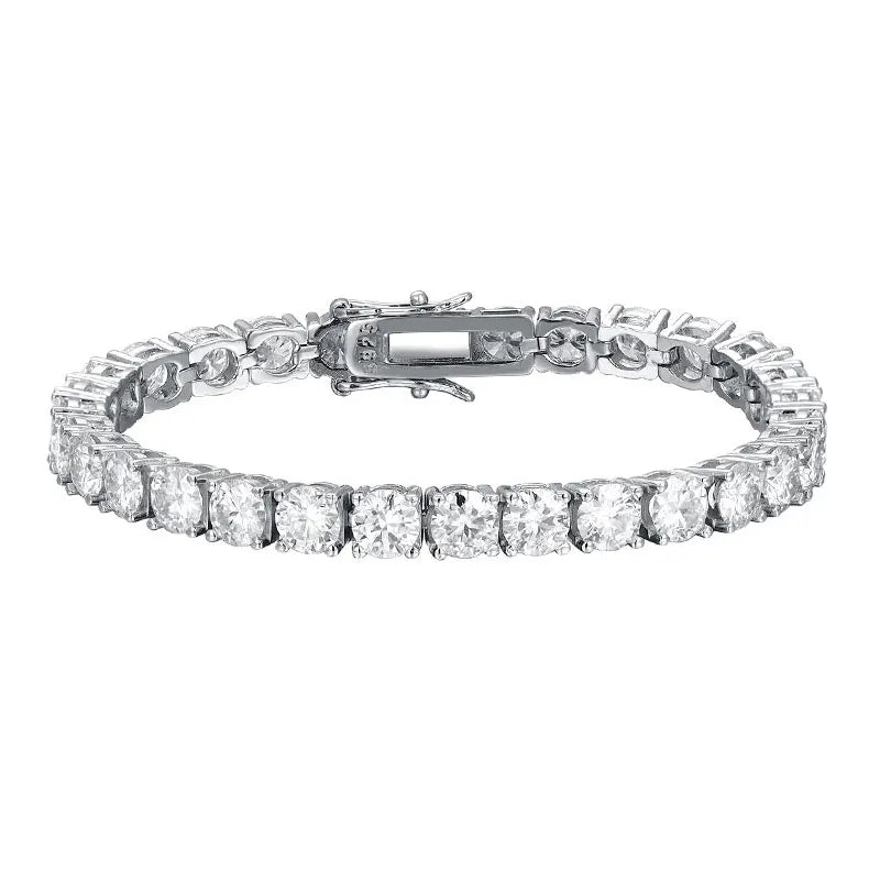 Elegant 2mm Moissanite Tennis Bracelet