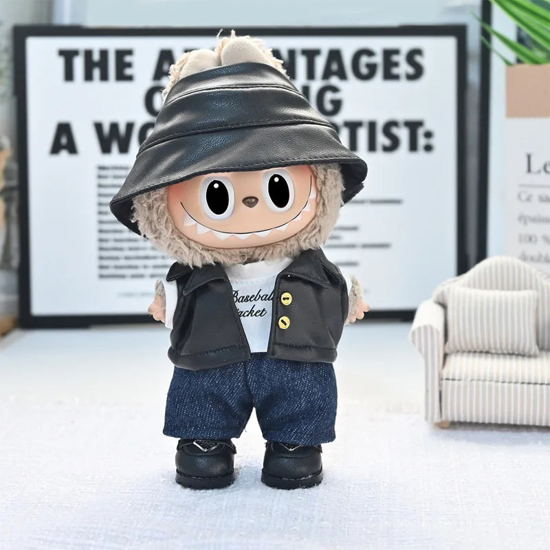 Only 17cm Labubu Clothes First Second And Third Generation Labubu Vinyl Doll Clothes Labubu Baby Clothes Cute And Fashionable