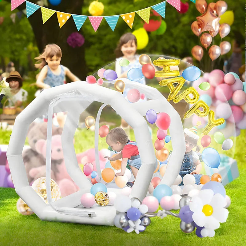 3M/10FT Inflatable Bubble Balloon House Castle Clear Tent Birthday Gift Wedding Party Photography Backdrop Event Rental Kids Toy