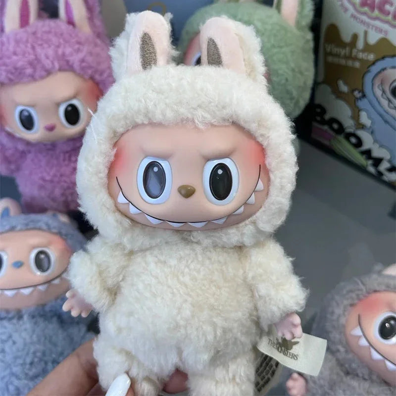100% Original LBB Blind Box Kawaii Monster Series LABU Macaron Pendant Doll Monster Keychain Birthday Christmas Gift