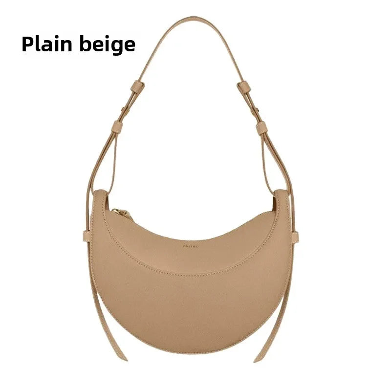 French niche design single shoulder crossbody bag crescent bag
