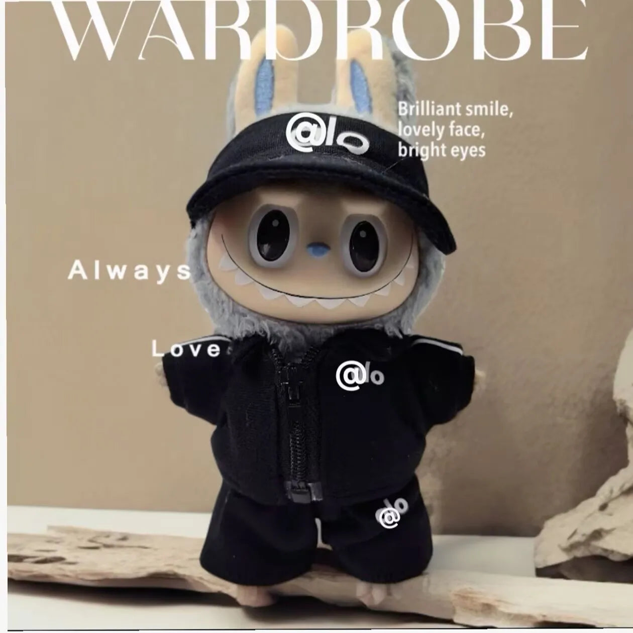 For 17cm Labubu Doll Clothes Set Cute Mini luxury design labubu Advanced clothes designer labubu senior fashion designer brand