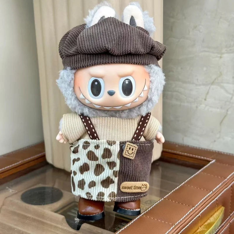V1 V2 Blind Box labubu Plush Doll Fashion High Quality Clothes Set DIY with Decorative Accessories Children's Toys