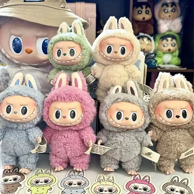 100% Original LBB Blind Box Kawaii Monster Series LABU Macaron Pendant Doll Monster Keychain Birthday Christmas Gift