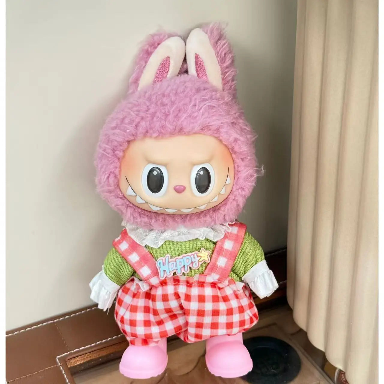 V1 V2 Blind Box labubu Plush Doll Fashion High Quality Clothes Set DIY with Decorative Accessories Children's Toys