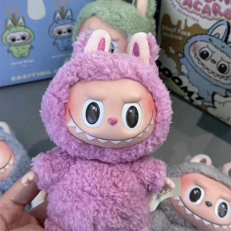 100% Original LBB Blind Box Kawaii Monster Series LABU Macaron Pendant Doll Monster Keychain Birthday Christmas Gift