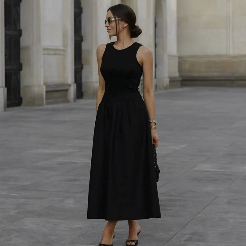 Dresses Summer Women's New Chic Slim Simple Elegant Holiday Dress Street Women's Comfortable Youth Dress