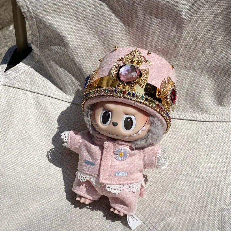GD with G-Dragon labubu baby clothes 17cm suit second-generation pendant plush doll clothes