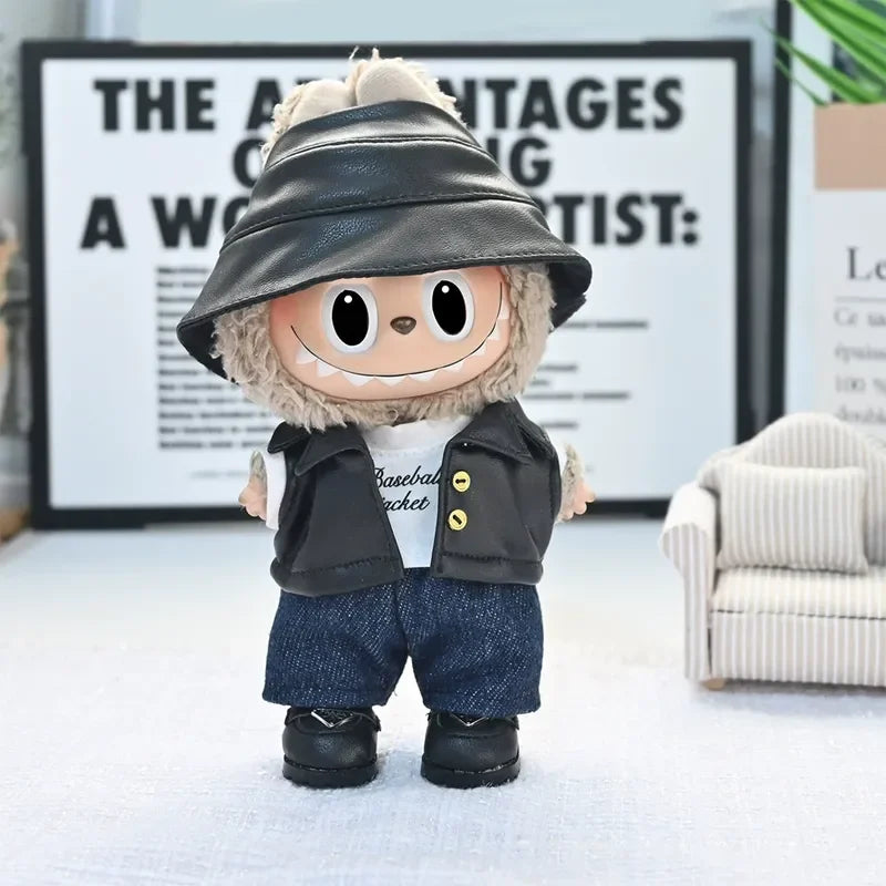 Only 17cm Labubu Clothes First Second And Third Generation Labubu Vinyl Doll Clothes Labubu Baby Clothes Cute And Fashionable