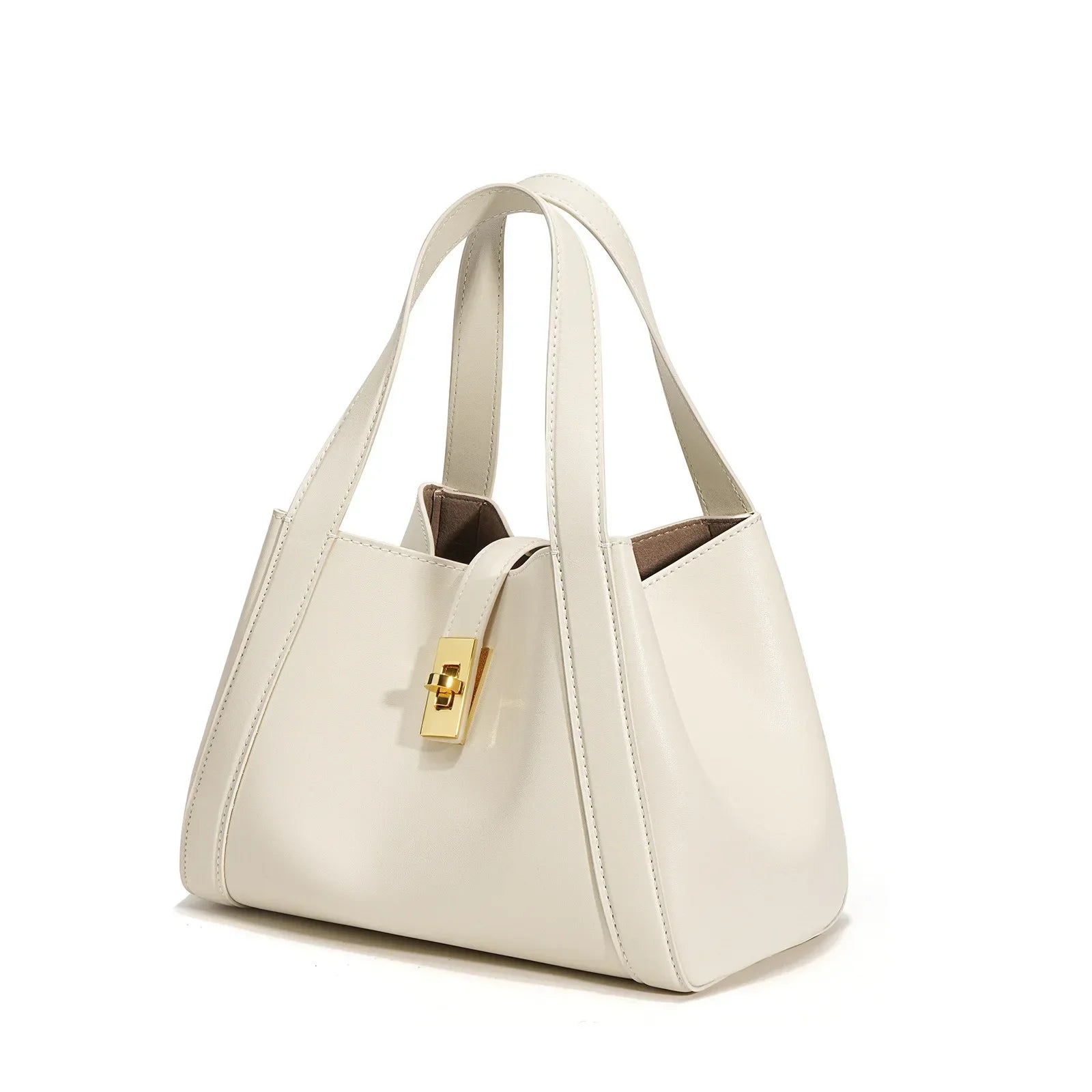 Genuine Leather Bucket Bag