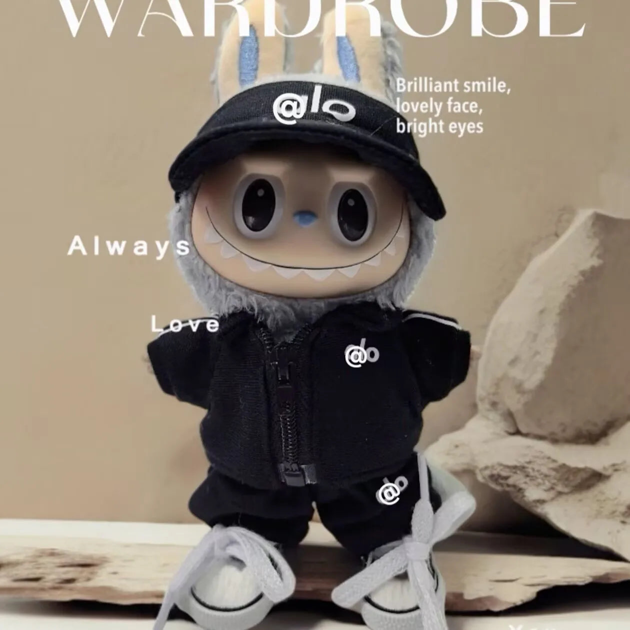 For 17cm Labubu Doll Clothes Set Cute Mini luxury design labubu Advanced clothes designer labubu senior fashion designer brand