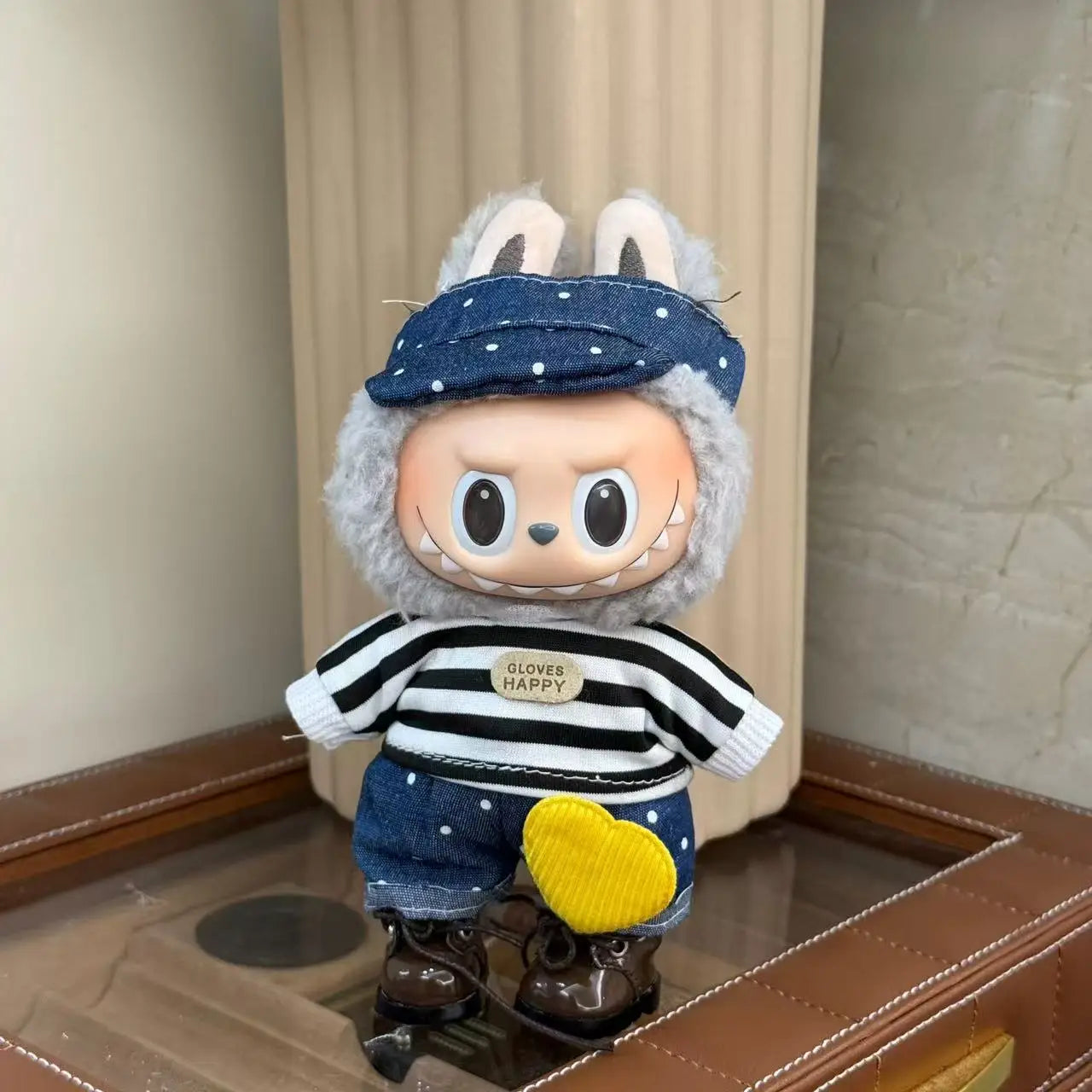V1 V2 Blind Box labubu Plush Doll Fashion High Quality Clothes Set DIY with Decorative Accessories Children's Toys