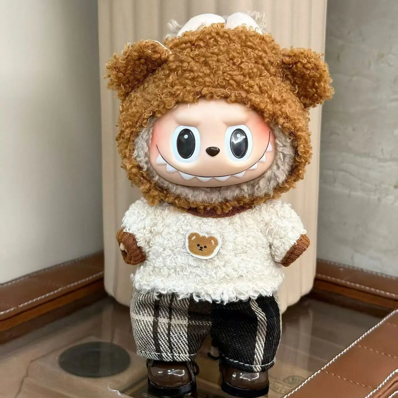 V1 V2 Blind Box labubu Plush Doll Fashion High Quality Clothes Set DIY with Decorative Accessories Children's Toys