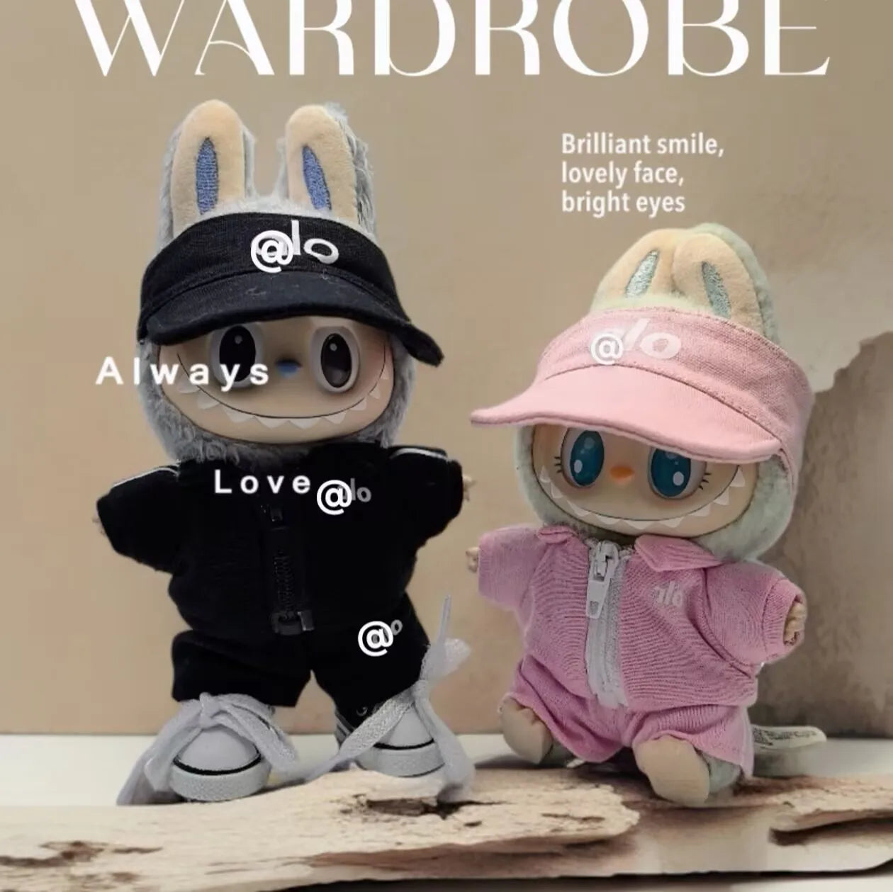For 17cm Labubu Doll Clothes Set Cute Mini luxury design labubu Advanced clothes designer labubu senior fashion designer brand