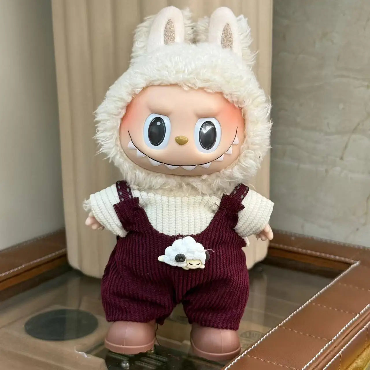 V1 V2 Blind Box labubu Plush Doll Fashion High Quality Clothes Set DIY with Decorative Accessories Children's Toys