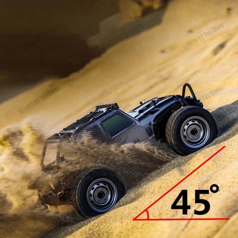 50 or 80KM/H Rc Cars 1/16 Off Drift Road 4WD with LED 2.4G Waterproof Remote Control Monster Truck for Adults and Kids Toy Gift