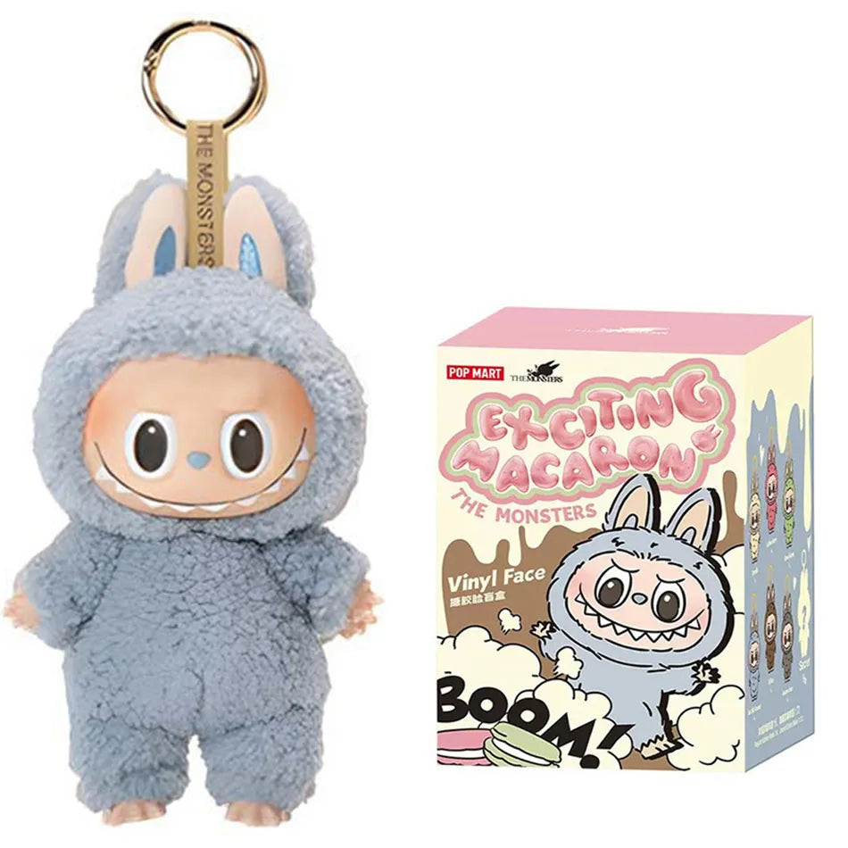 17cm Labubu Blind Box Pop Mart The First Second Series Doll Cloth Car Interior Decor Pendant children birthday Toys Gifts