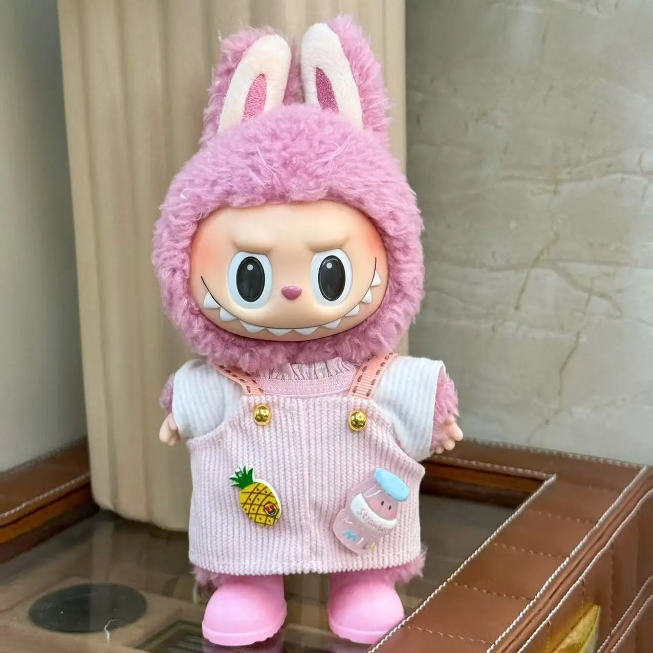 V1 V2 Blind Box labubu Plush Doll Fashion High Quality Clothes Set DIY with Decorative Accessories Children's Toys
