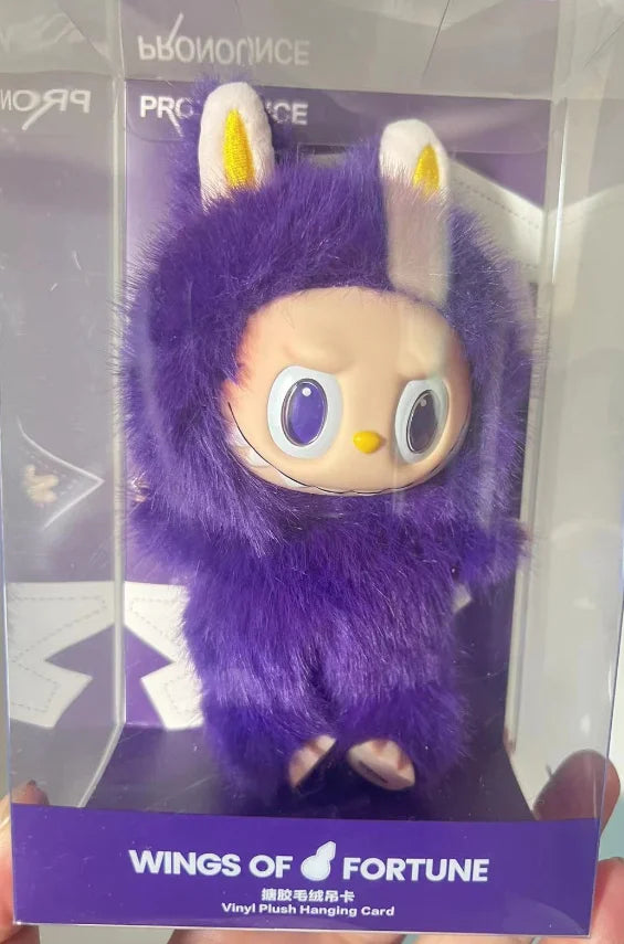 New Arrival Monster Labubu Zimomo Angel Creative Change Doll Diy Figure Vinyl Pendant Doll Model Toy Replica Birthday Xmas Gift