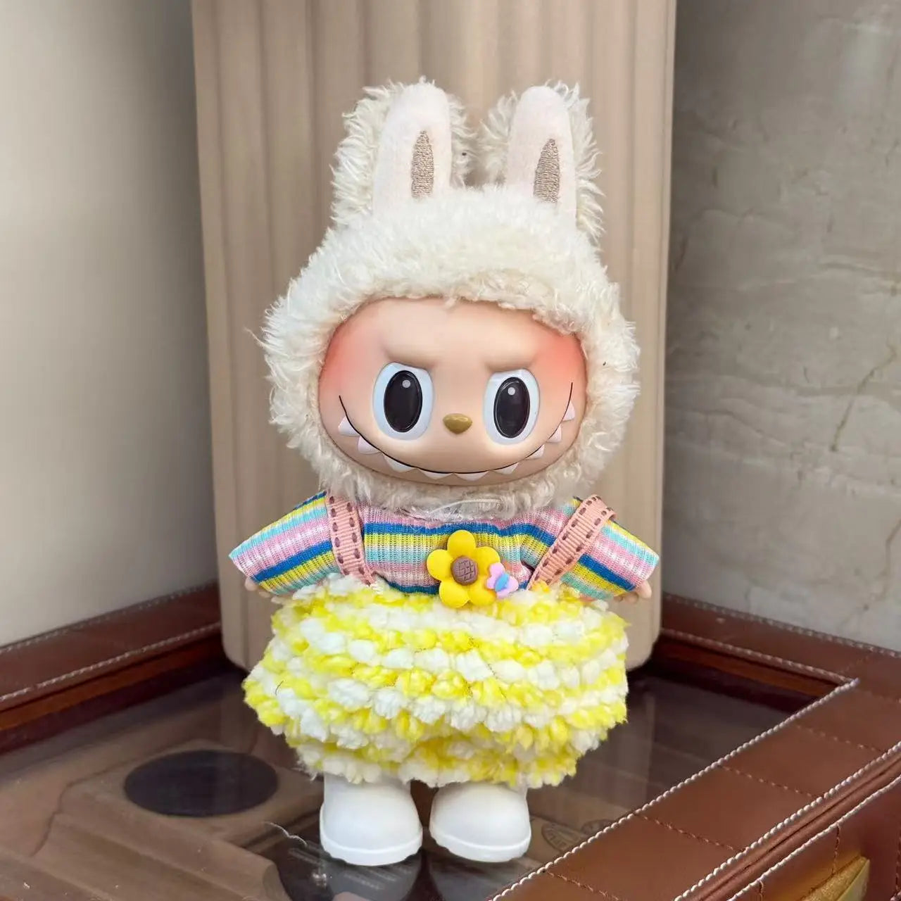 V1 V2 Blind Box labubu Plush Doll Fashion High Quality Clothes Set DIY with Decorative Accessories Children's Toys