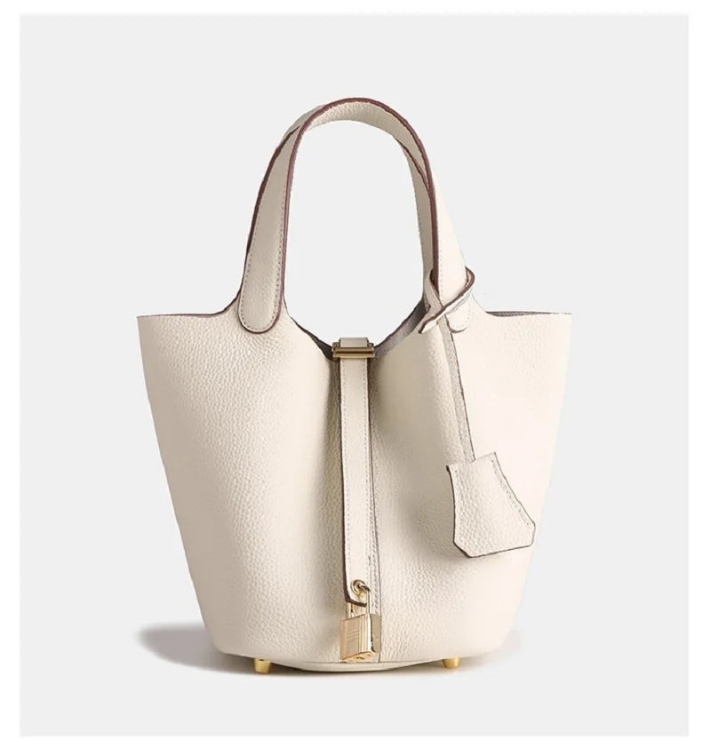 Fashionable Leather Bucket Bag