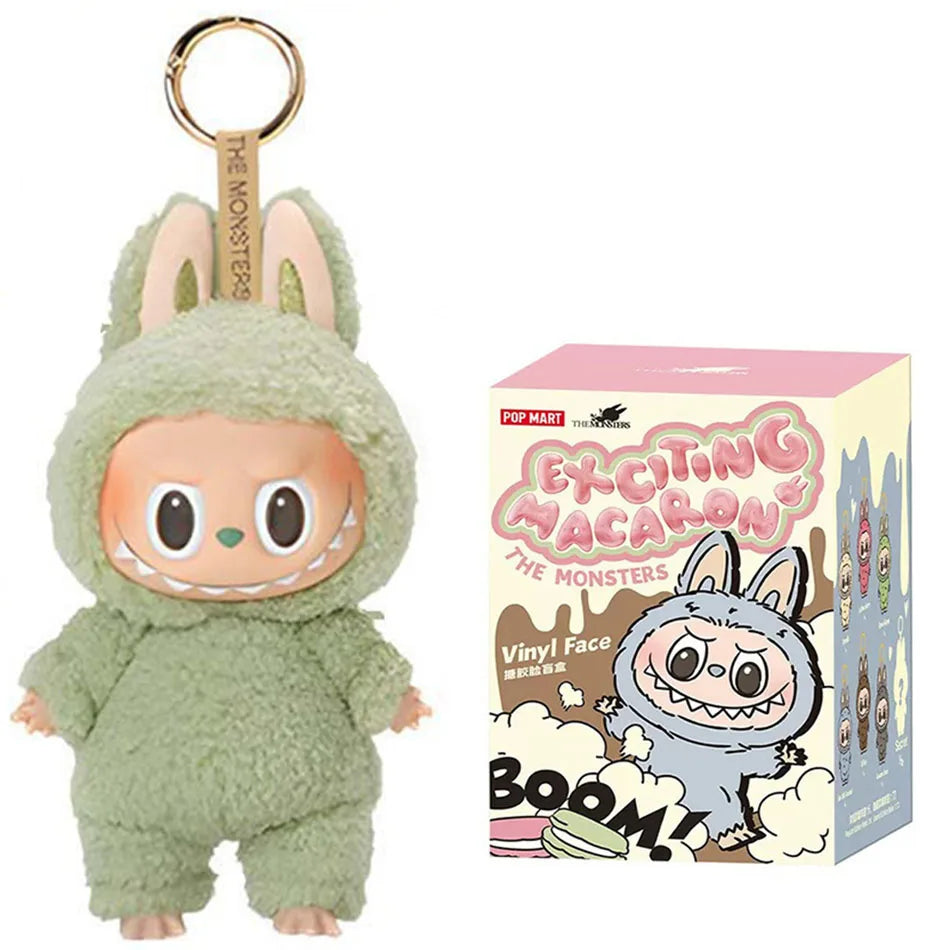 17cm Labubu Blind Box Pop Mart The First Second Series Doll Cloth Car Interior Decor Pendant children birthday Toys Gifts