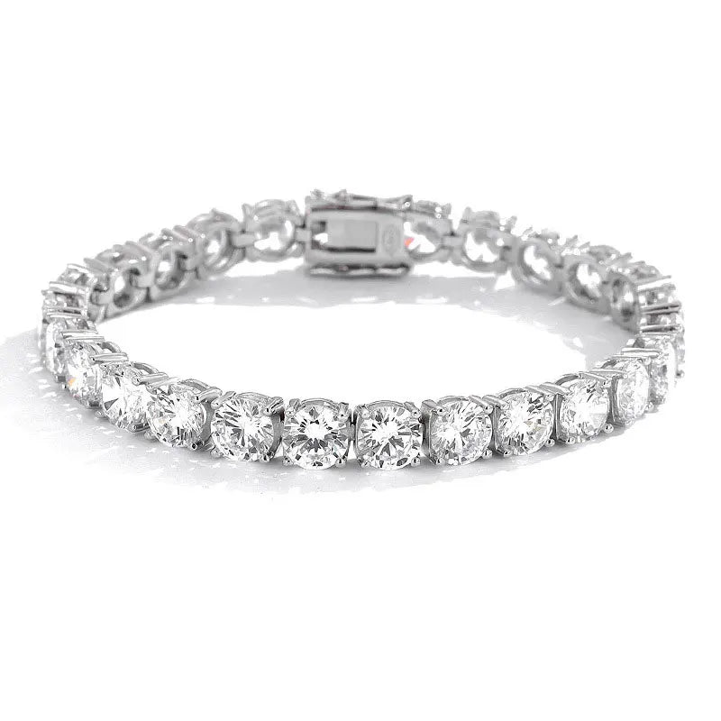Elegant 2mm Moissanite Tennis Bracelet