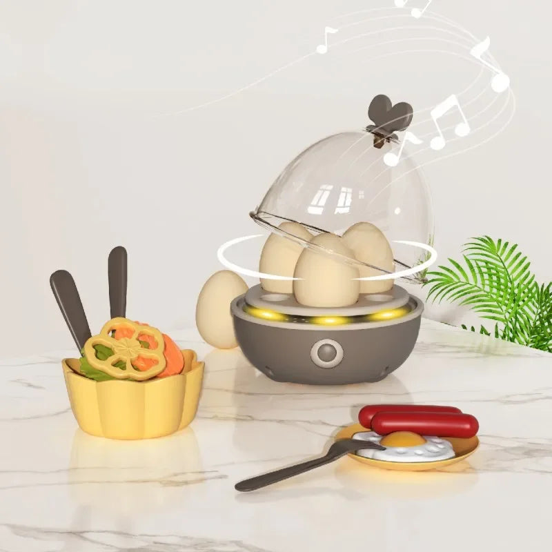 New 93cm Children's Simulated Spray Kitchen Tableware Set Sound Light Smoke Water Tableware Table Toy Christmas Gift Toy