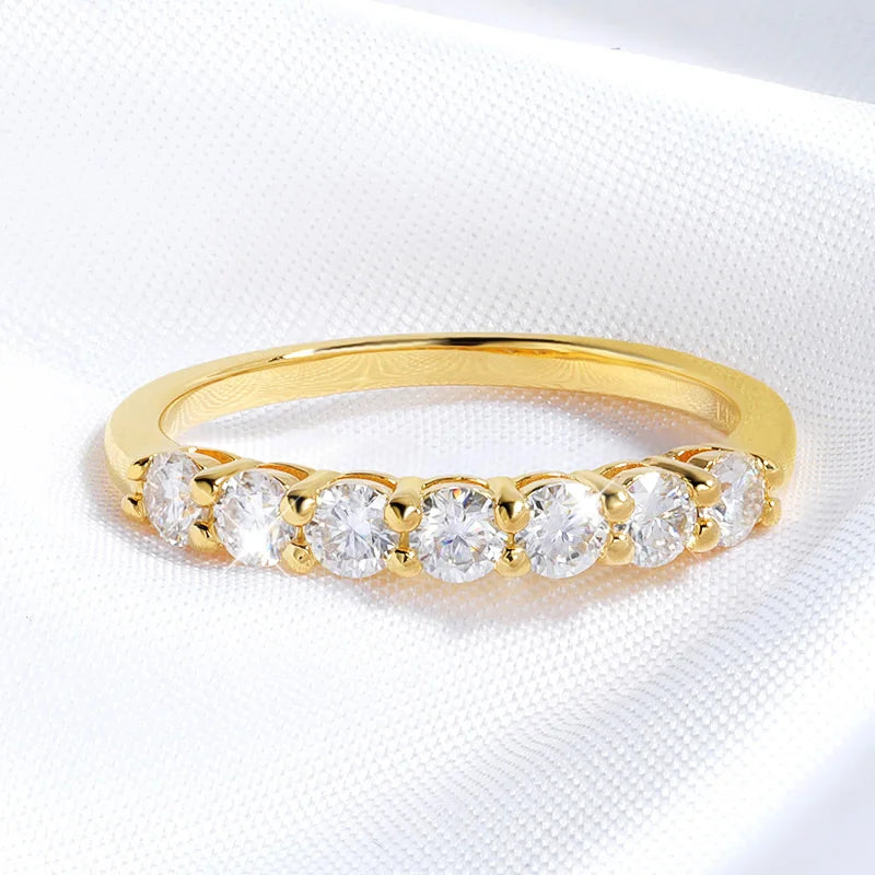 Elegant 3mm Moissanite Ring – 925 Sterling Silver