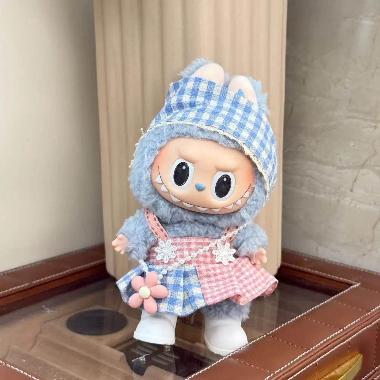 V1 V2 Blind Box labubu Plush Doll Fashion High Quality Clothes Set DIY with Decorative Accessories Children's Toys