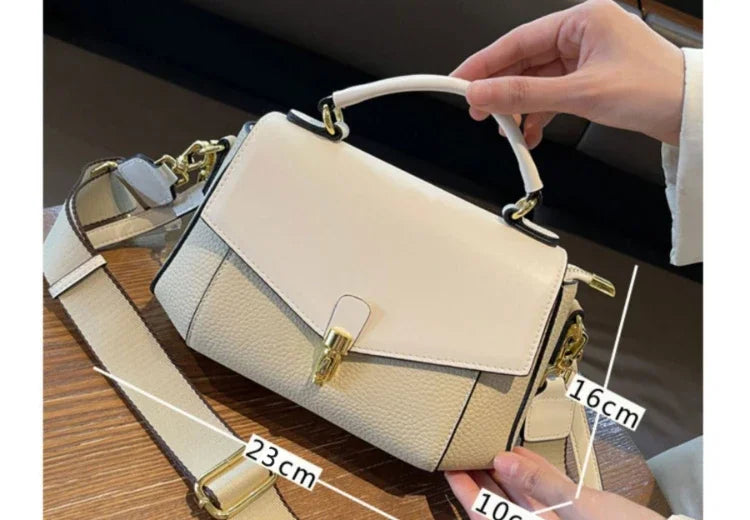 Genuine Leather Women's Bag New Trendy All-match Messenger Shoulder Bag Ladies Fashion First Layer Cowhide Handbag High Quality