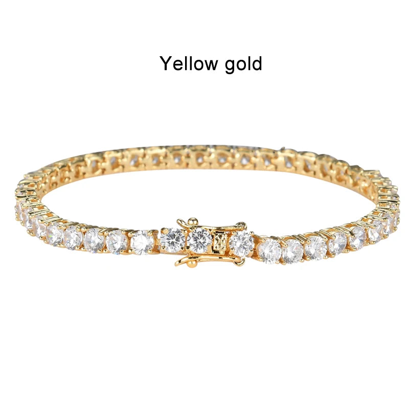 Elegant 2mm Moissanite Tennis Bracelet